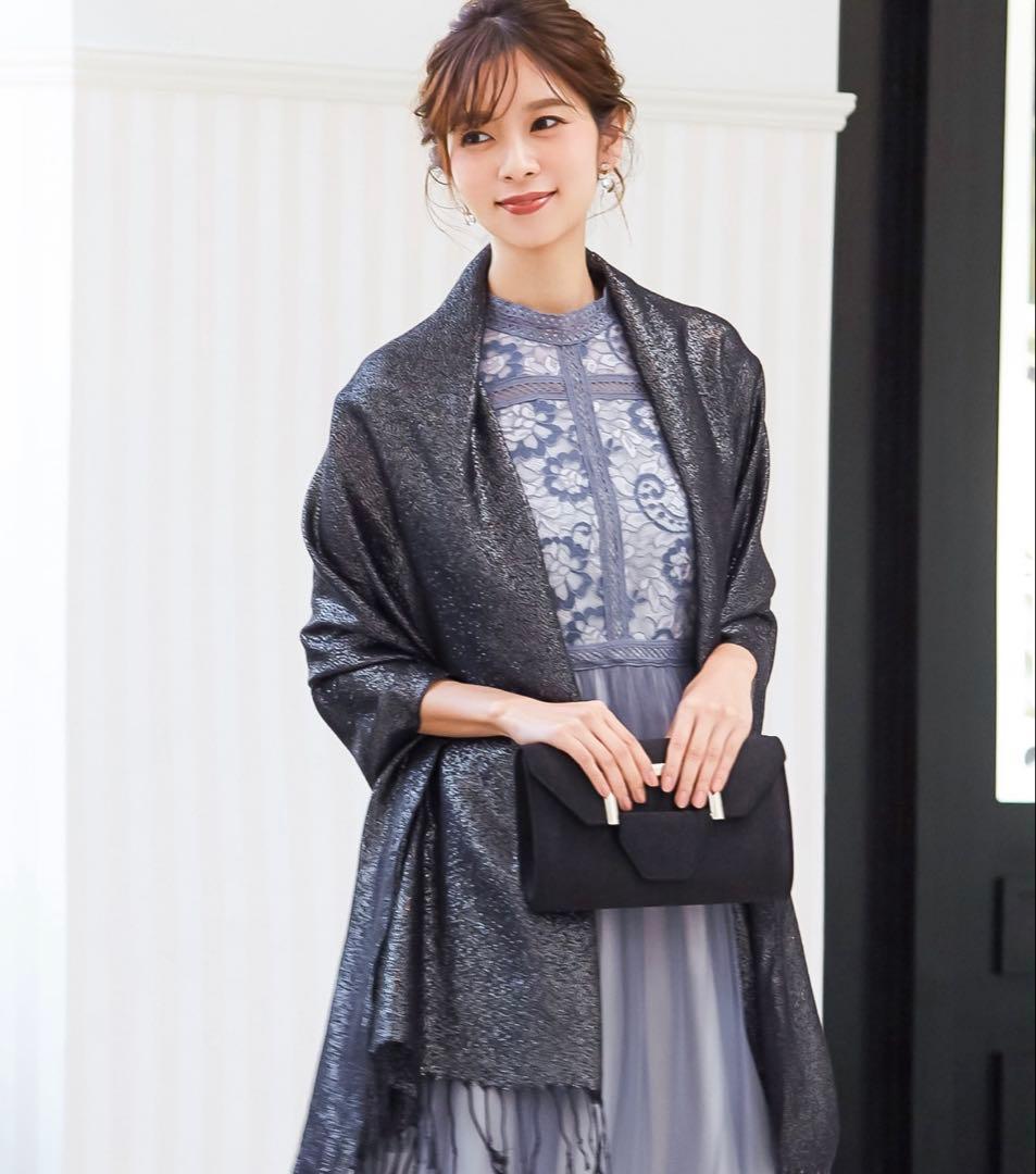 kana パーティードレス ラメストール