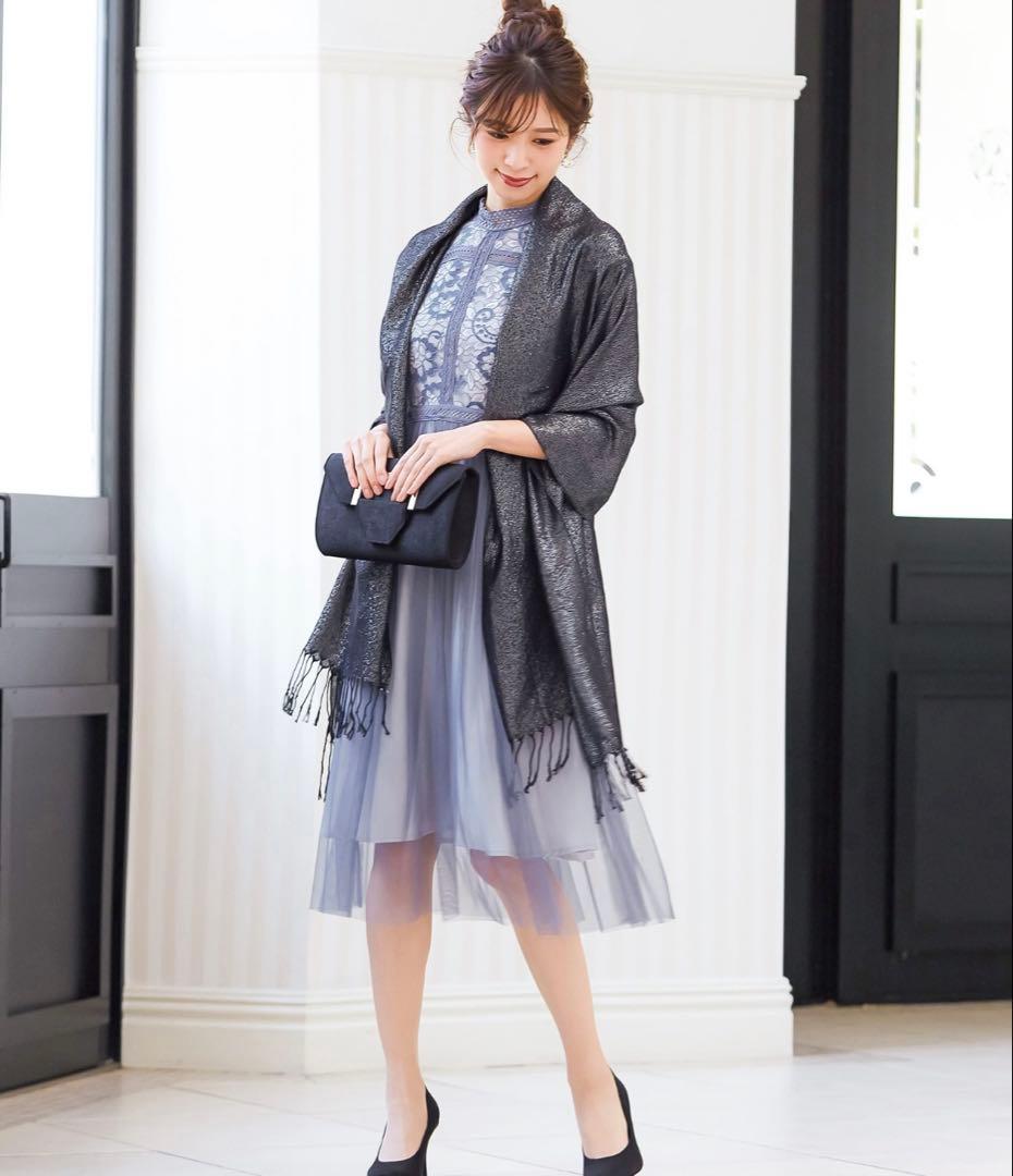 kana パーティードレス ラメストール