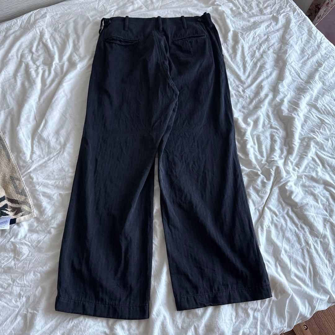 激レアMAATEE&SONS 25SSCHINO TROUSERドゥルンBLK