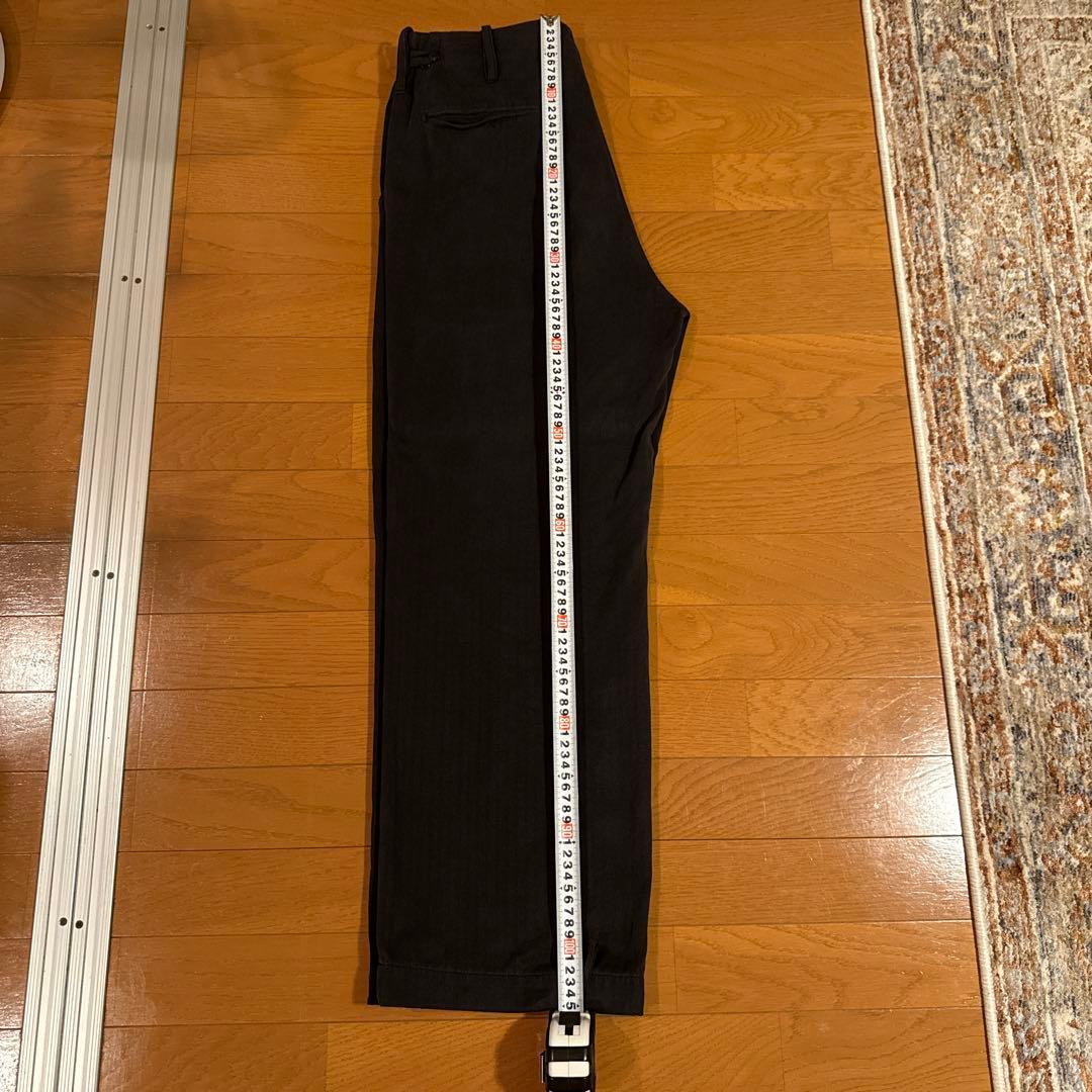 激レアMAATEE&SONS 25SSCHINO TROUSERドゥルンBLK