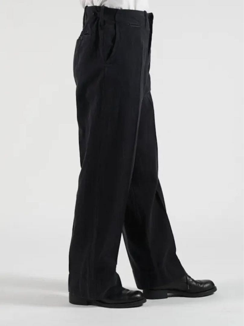 激レアMAATEE&SONS 25SSCHINO TROUSERドゥルンBLK