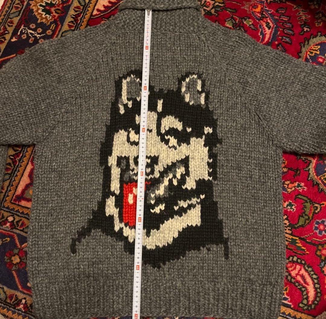 カウチン ニットカーディガン カナディアンセーター