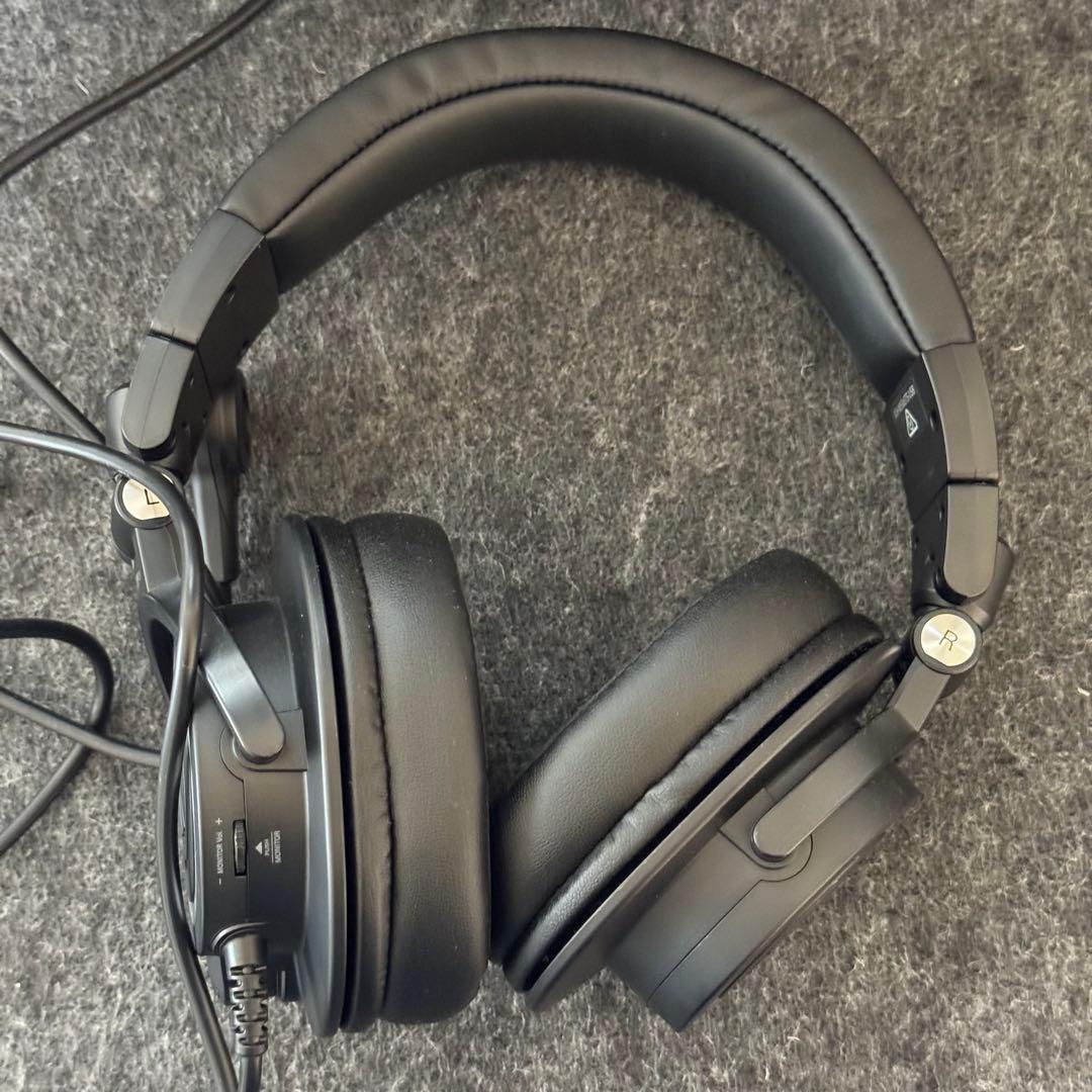 【美品】audio-technica ATH-M50xSTS-USBヘッドセット