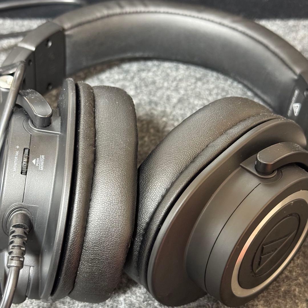 【美品】audio-technica ATH-M50xSTS-USBヘッドセット
