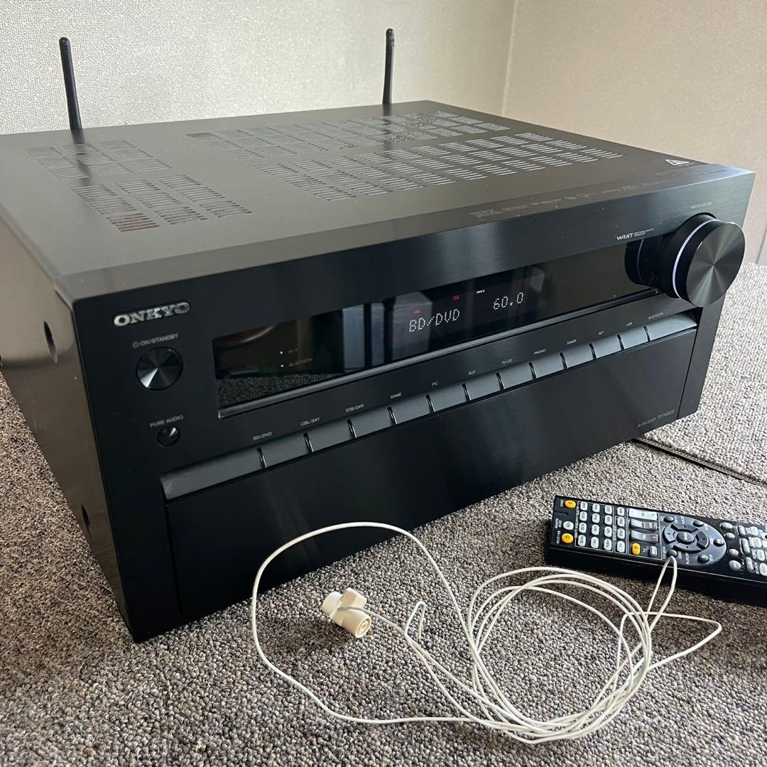 A29美品✨オンキヨー 7.1ch対応！ハイレゾ音源 AVレシーバー ブラック