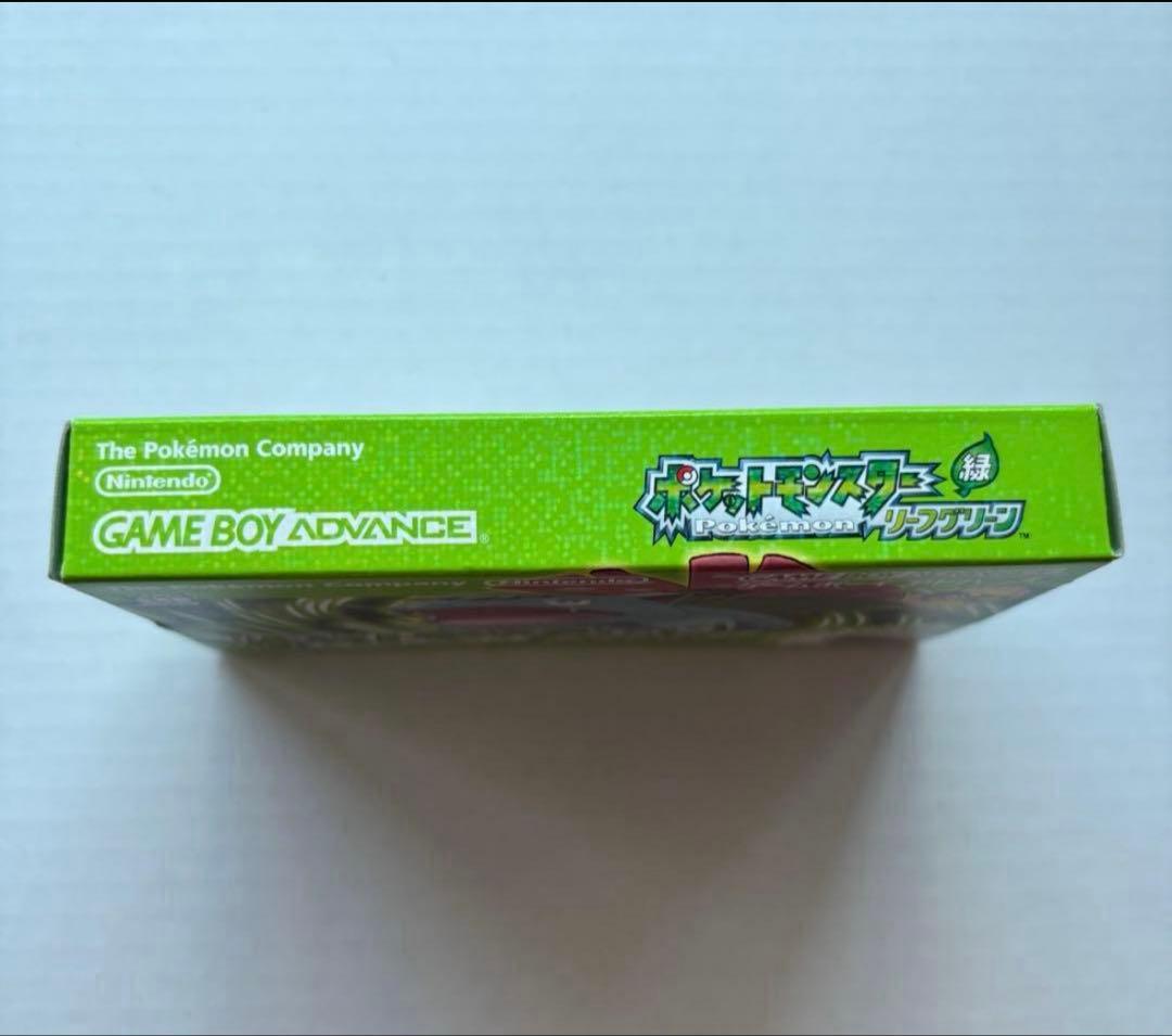 美品 任天堂 GBA ゲームボーイアドバンス ポケモン リーフグリーン