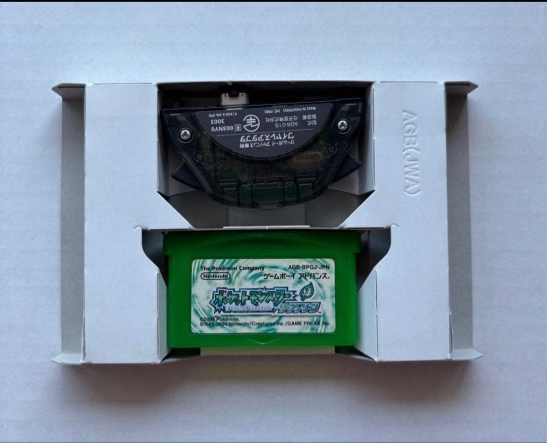 美品 任天堂 GBA ゲームボーイアドバンス ポケモン リーフグリーン