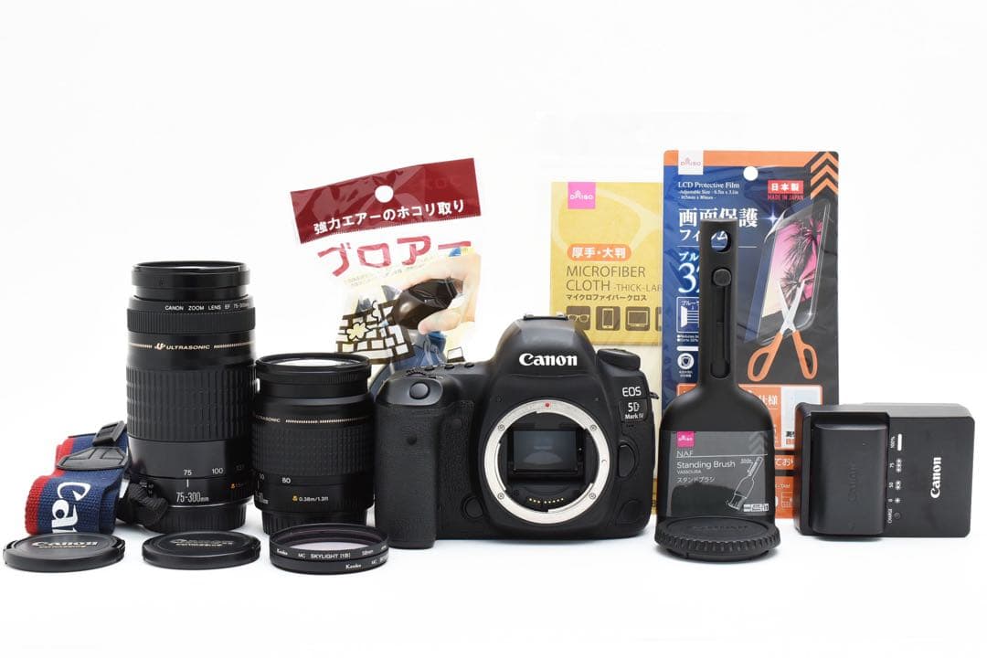 一眼レフカメラCanon EOS 5D Mark IV標準&望遠レンズセット