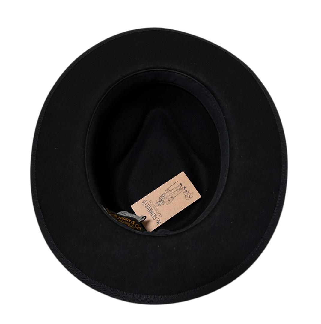 極美品☆Mr.FATMAN TWO DOLLAR 中折れハット L 黒