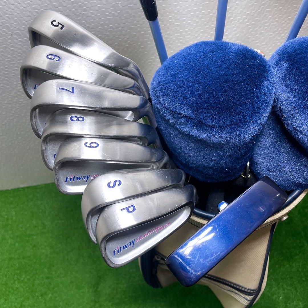 Fitway レディースゴルフクラブセット 11本 右