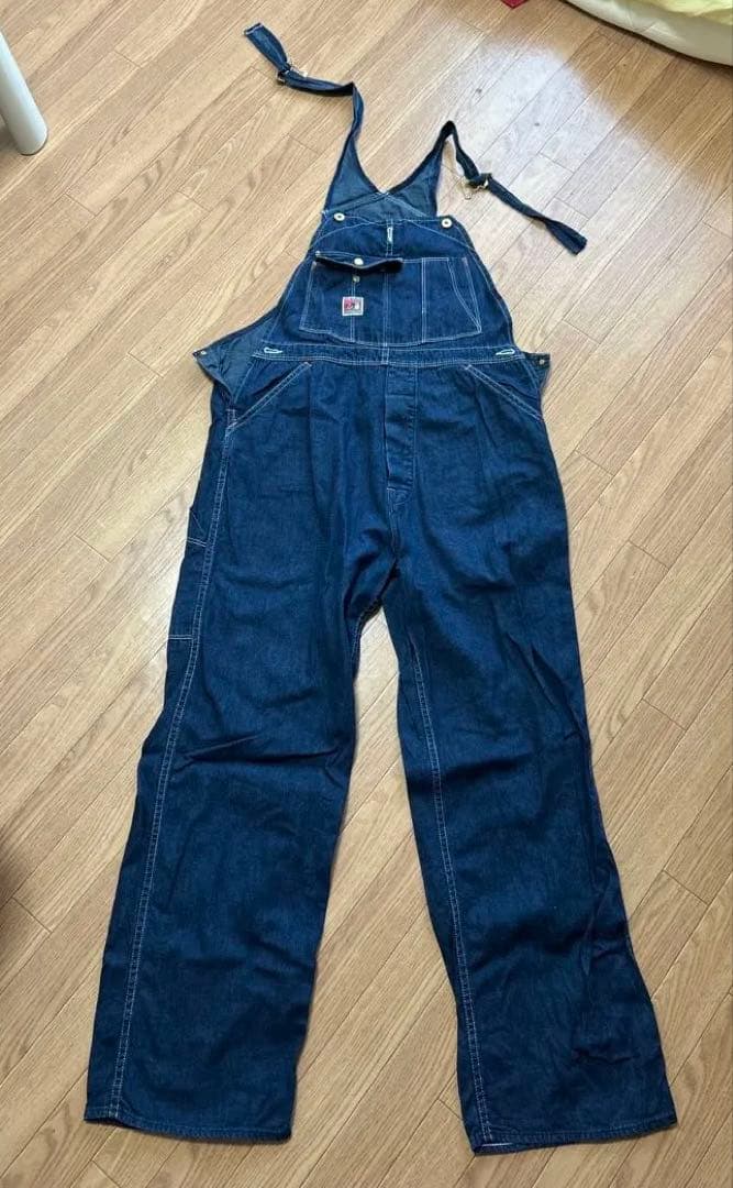 TCB jeans デニムオーバーオール 34