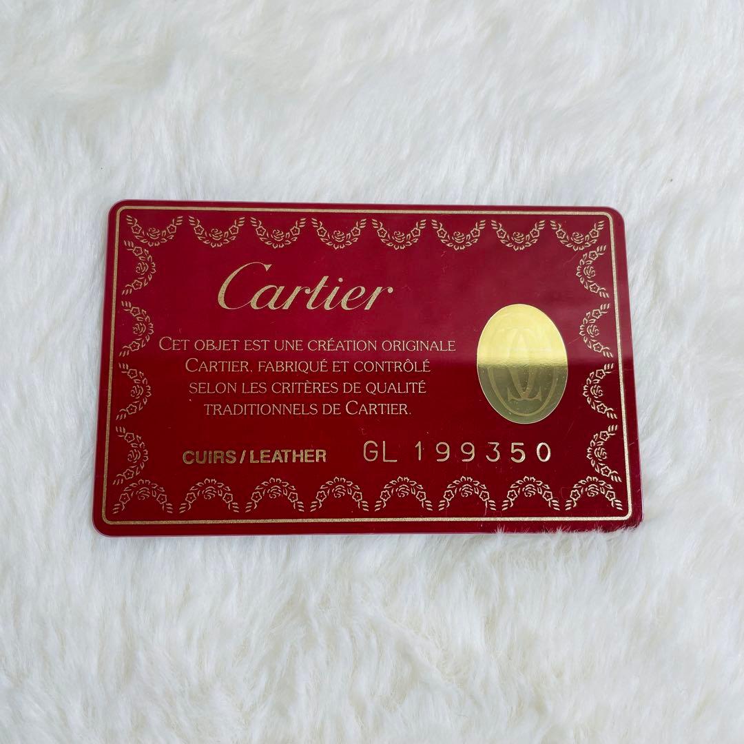 新品未使用・箱付き　カルティエ　ケース　マストライン　カーフレザー