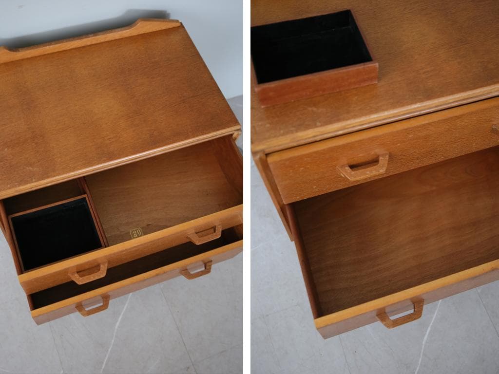 英国アンティークG-PLANジープランブランドン2杯チェスト(89-308-1