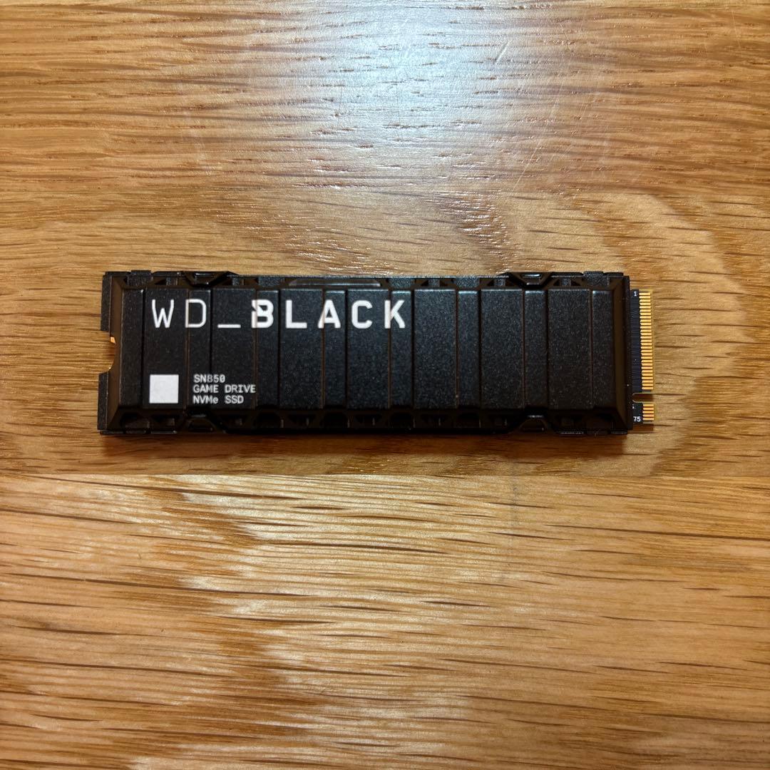 【PS5対応】WD_BLACK SN850 1TB ヒートシンク搭載 SSD