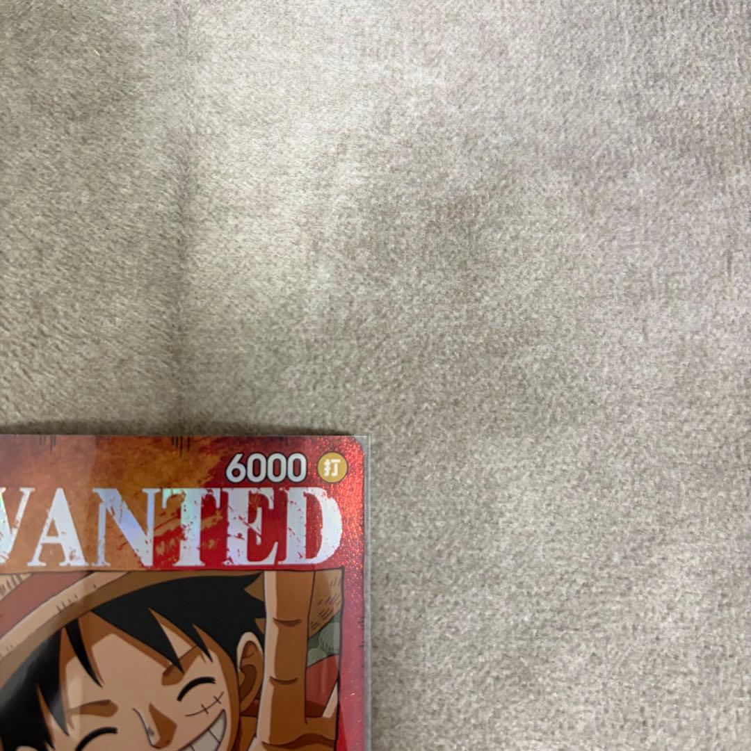 ワンピースカード　モンキー・D・ルフィ 手配書 SR