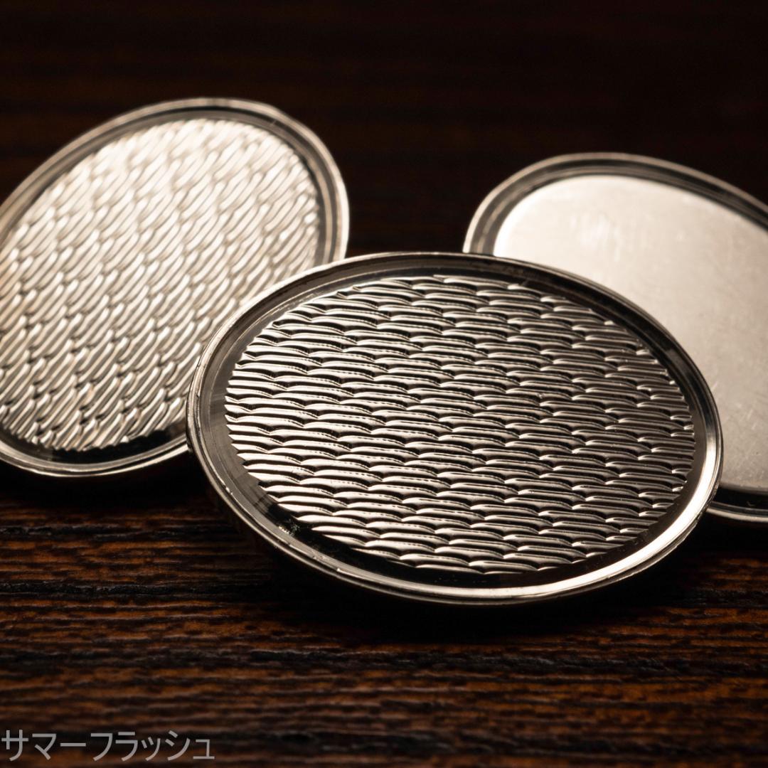 Asprey アスプレイ 本格ダブルフェイス シルバー925カフスボタン