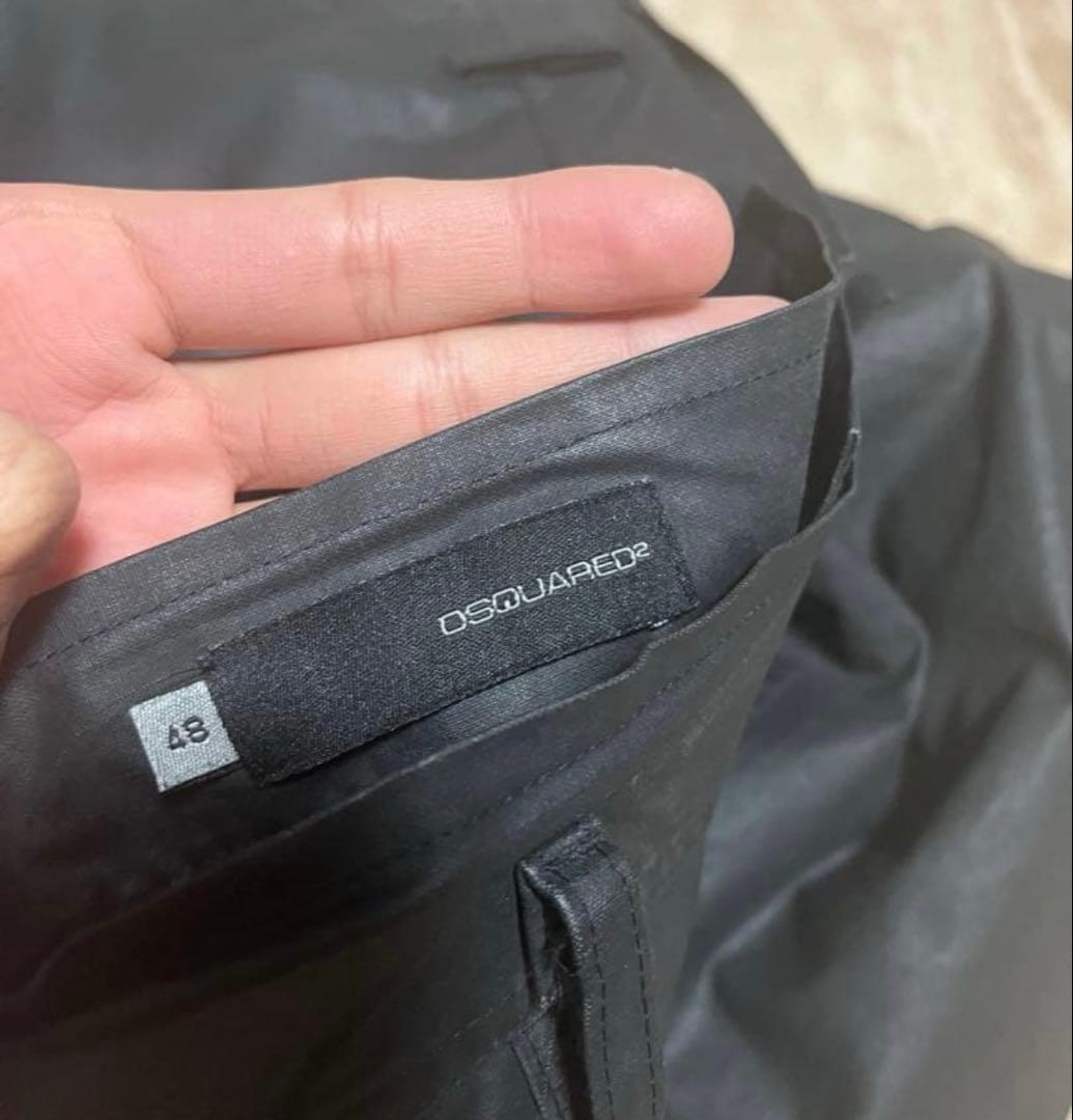 dsquared2 変形コーティングワイドパンツ 股下84 サイズ48