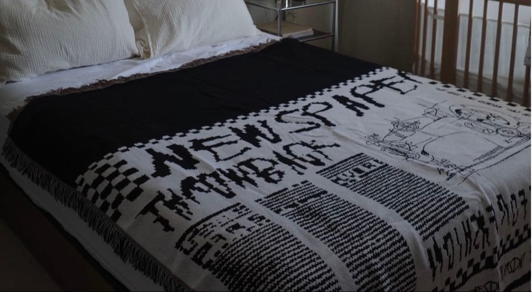 Ameri vintage アメリ ノベルティ マルチブランケット　ラグ