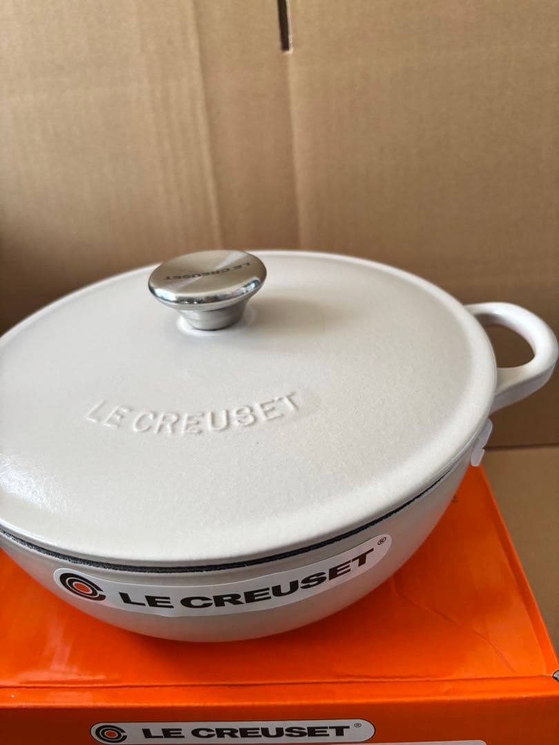 ルクルーゼ　マルミット 22cm ブリオッシュ (シルバーツマミ)新品未使用