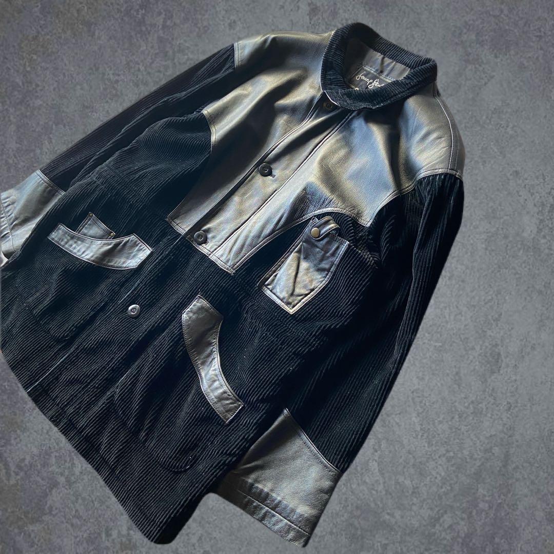 ジャケット・アウター 90s 00s vintage leather switch coverall