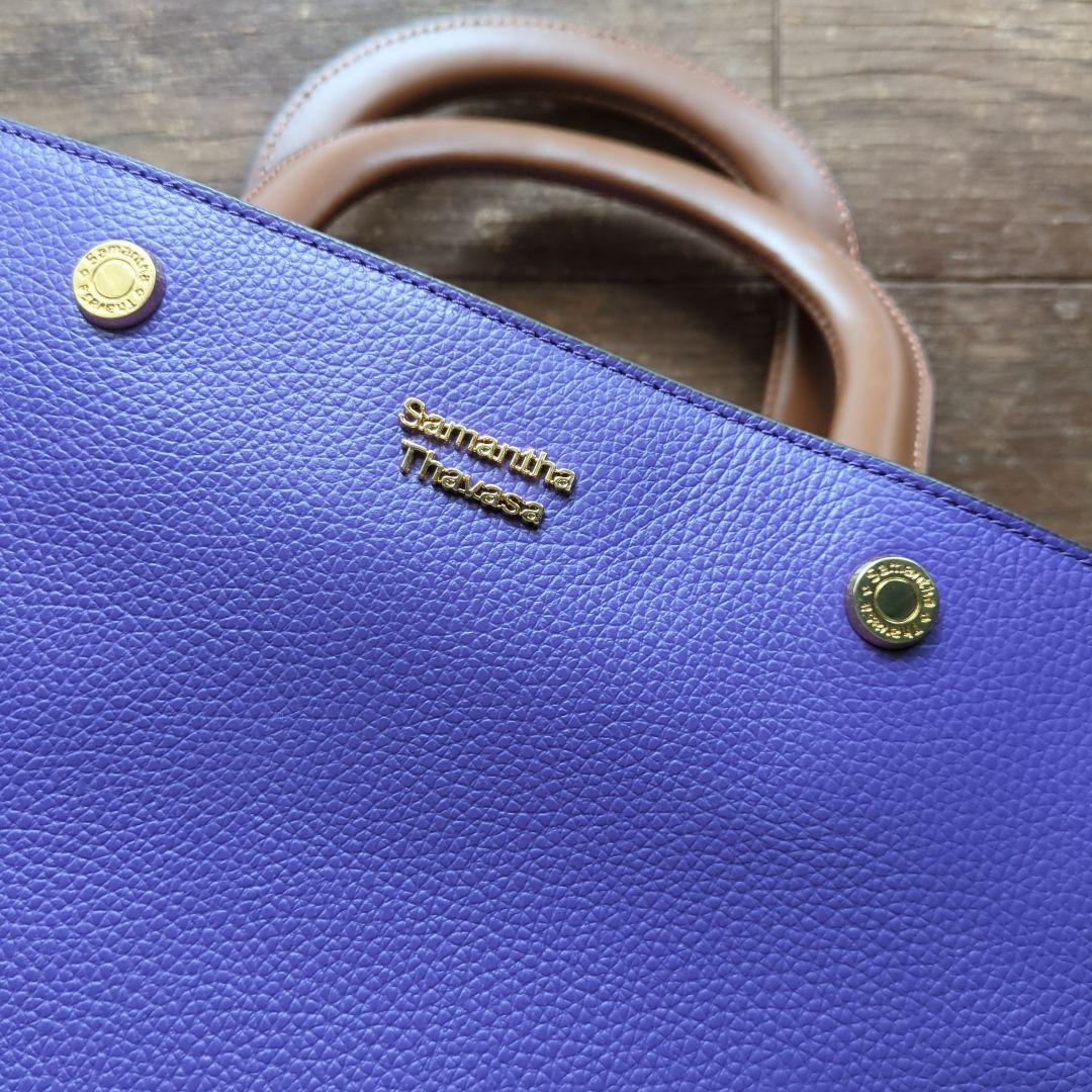 冬にこっくり色の本革・新品サマンサタバサバック