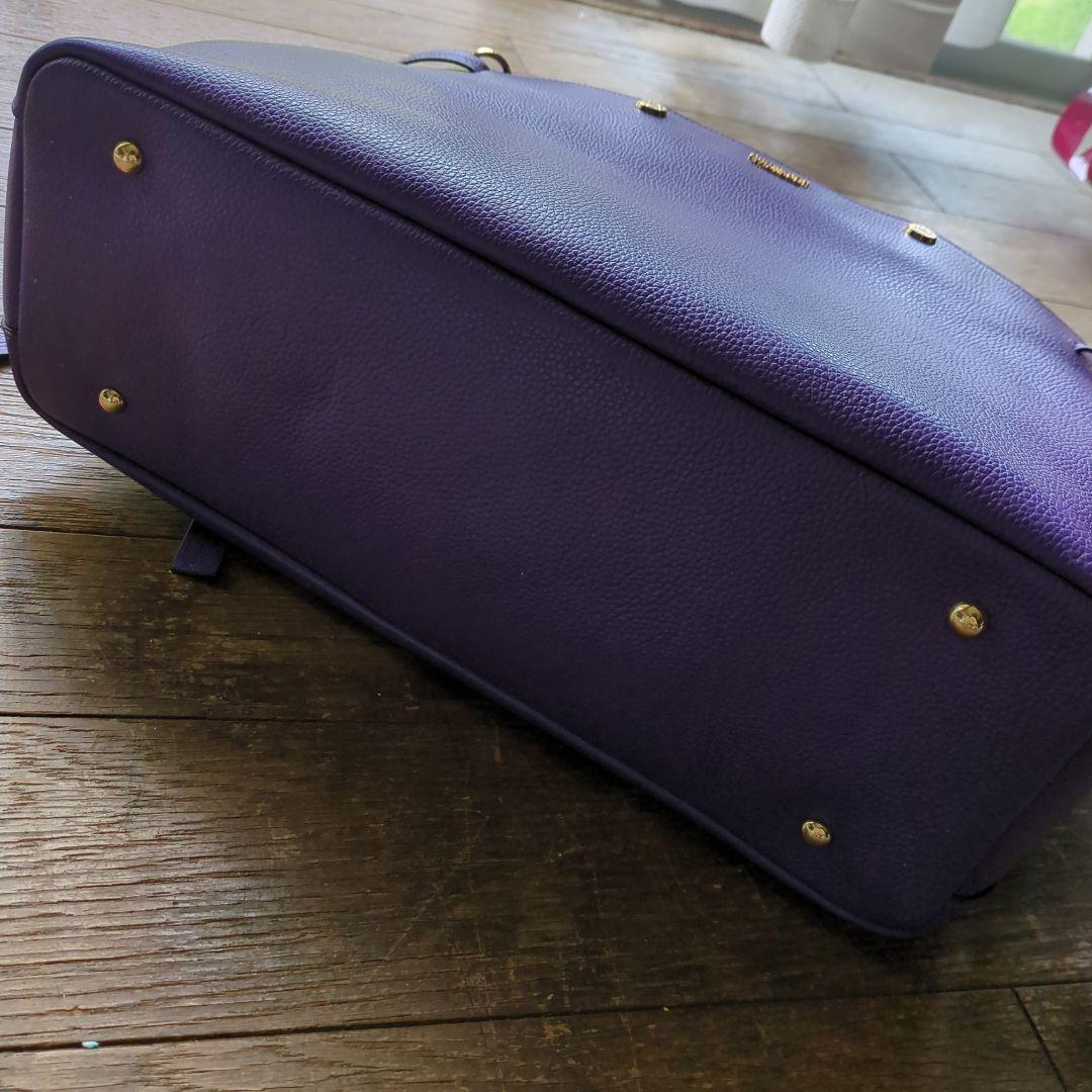 冬にこっくり色の本革・新品サマンサタバサバック