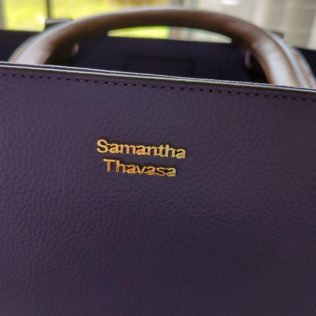 冬にこっくり色の本革・新品サマンサタバサバック