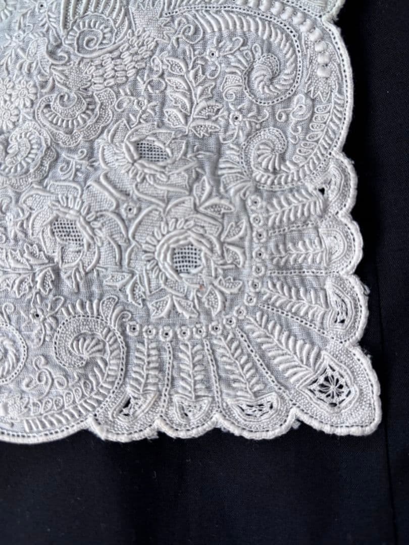 スワトウ 手刺繍 ハンカチ 花柄 汕頭