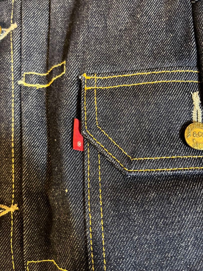 Levi's sacai Men's Denim Jacket 2 ®️タブ仕様