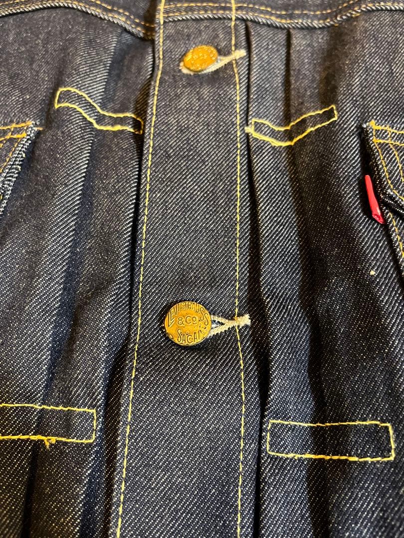 Levi's sacai Men's Denim Jacket 2 ®️タブ仕様