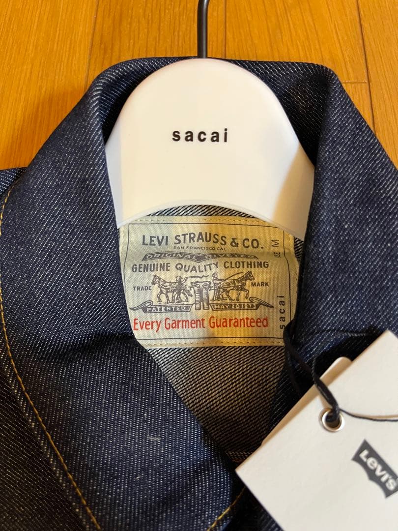 Levi's sacai Men's Denim Jacket 2 ®️タブ仕様