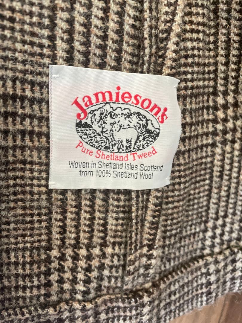 Jamieson’s × EDIFICE ツイード セットアップジャケットベスト
