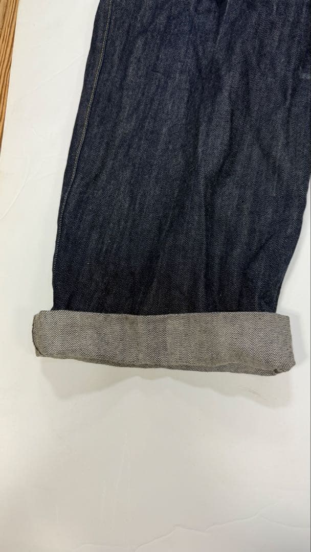 まとめ以外値下げ不可　ネペテンス　牛革　デニム　オーバーオール　サイズM 箱3