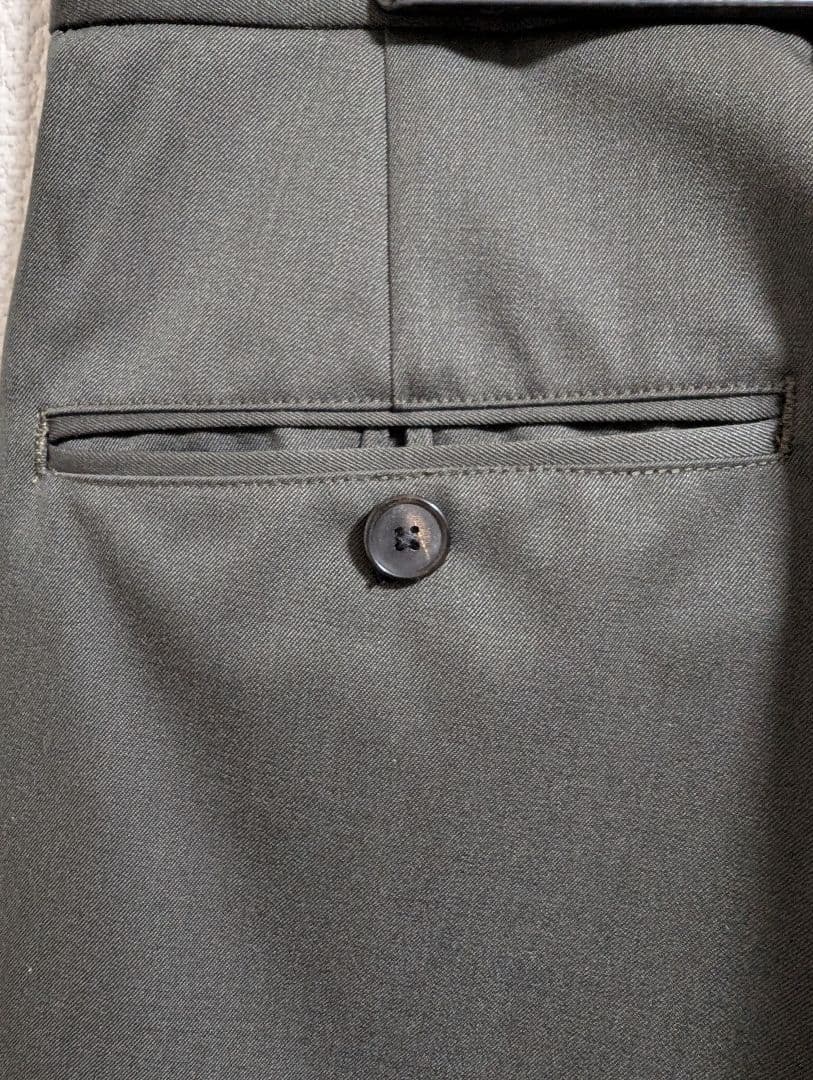 パンツ The CLASIK 1 pleats trouser khaki 46