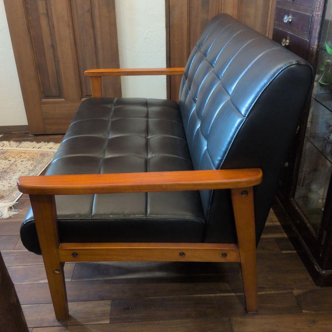 カリモク風ソファー 　2人掛け