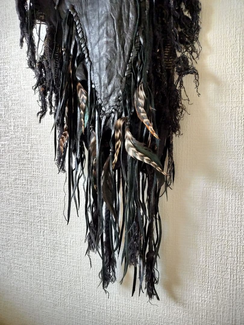 14th addiction 別注アンバーカスタムムートンレザーストール