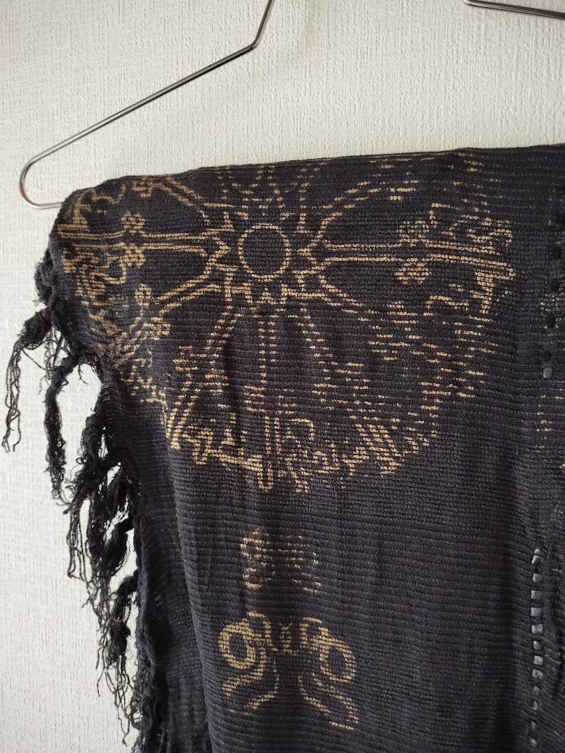 14th addiction 別注アンバーカスタムムートンレザーストール