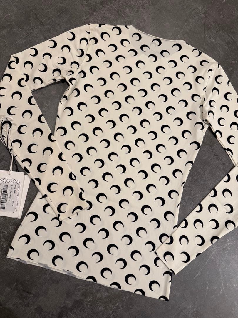 ナ　MARINE SERREマリーンセルmoonプリント長袖トップス収納袋