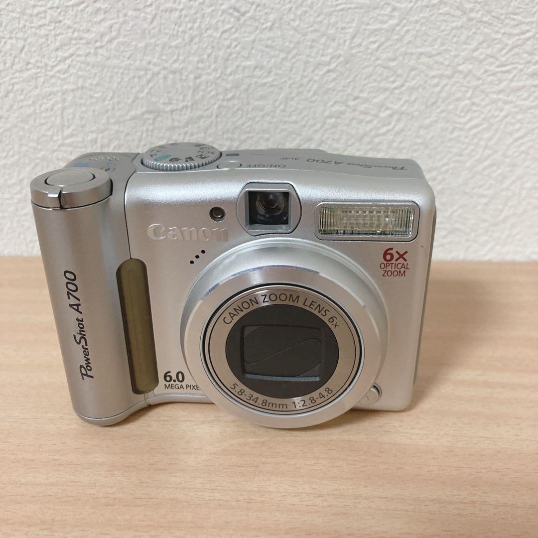 動作確認済　Canon キヤノン PowerShot A700　外箱付　デジカメ