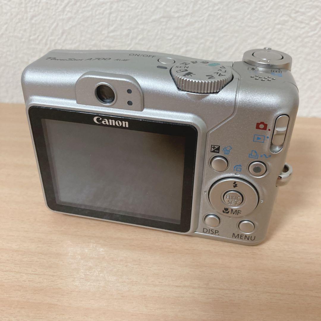 動作確認済　Canon キヤノン PowerShot A700　外箱付　デジカメ