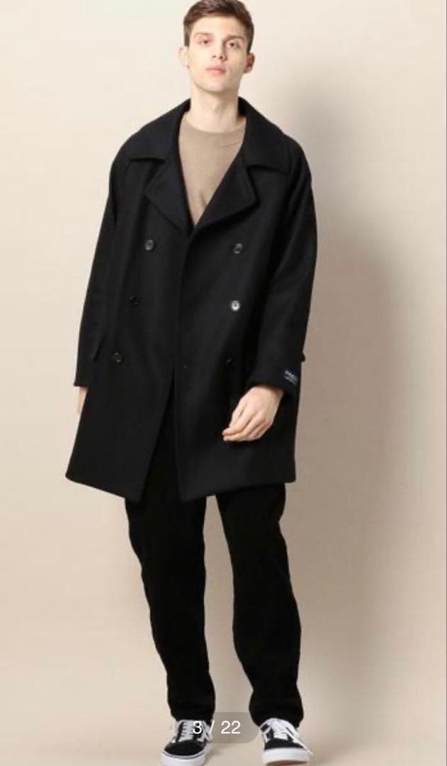 BY エメテックス メルトン ピーコート