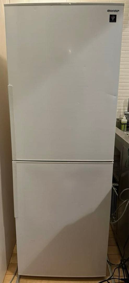 SHARP 2ドア冷蔵庫 SJ-PD28E-W 2019年製 280L 右開き
