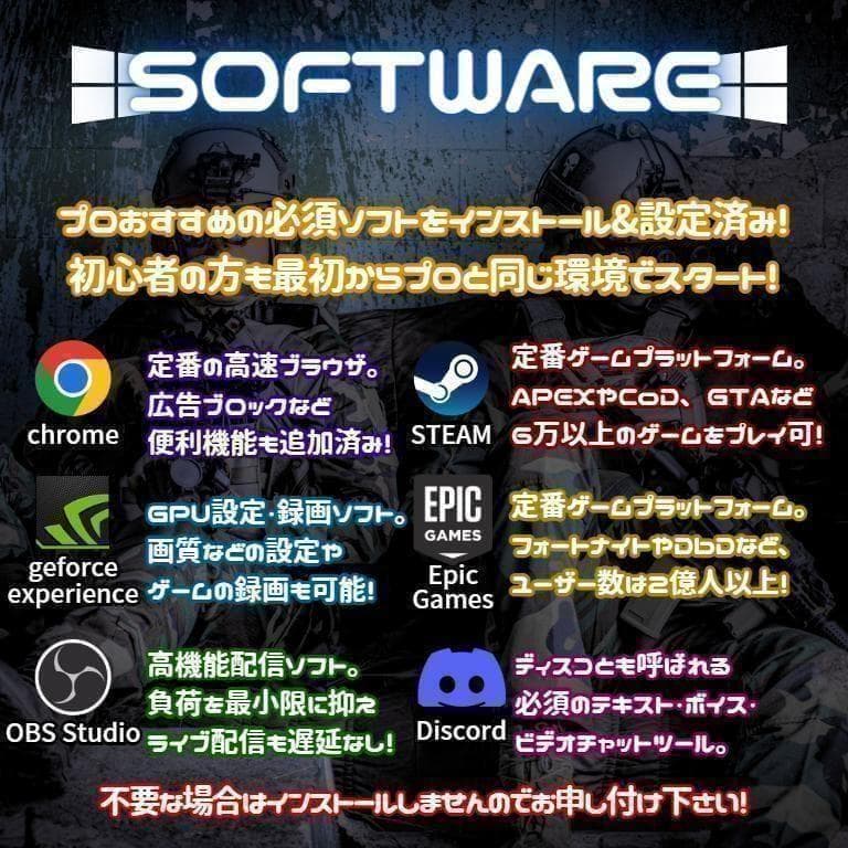 すぐに遊べる超コスパゲーミングPC corei7 16GBGTX970 d296