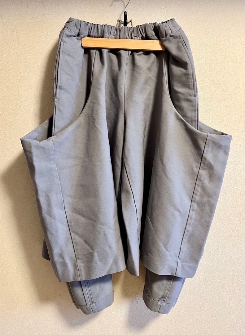 コムデギャルソン　23ss comme des garcons ワイドパンツ