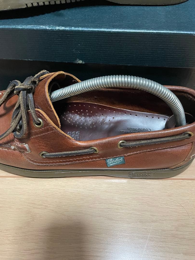 Paraboot BARTHブラウン デッキシューズ 箱付きサイズ8