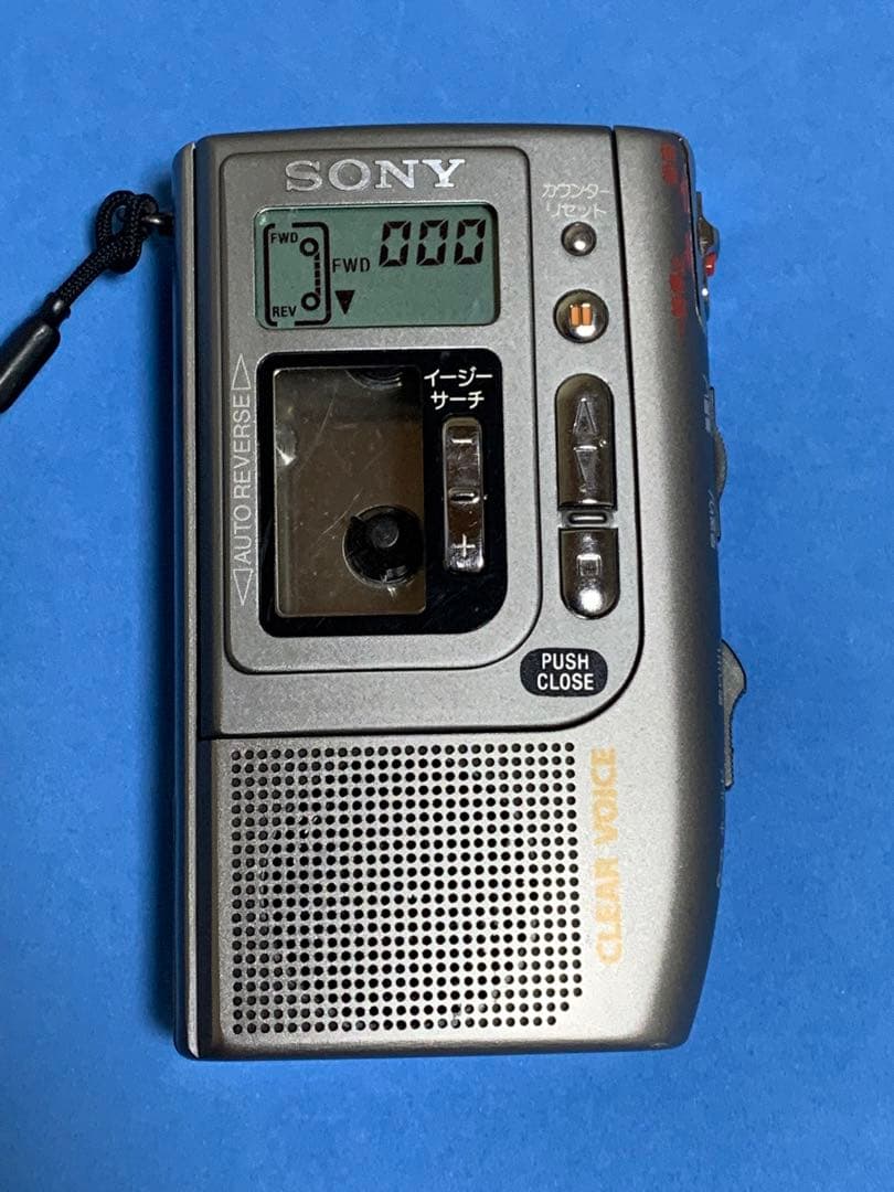 SONY M-98 ポータブルマイクロカセットレコーダー 動作美品