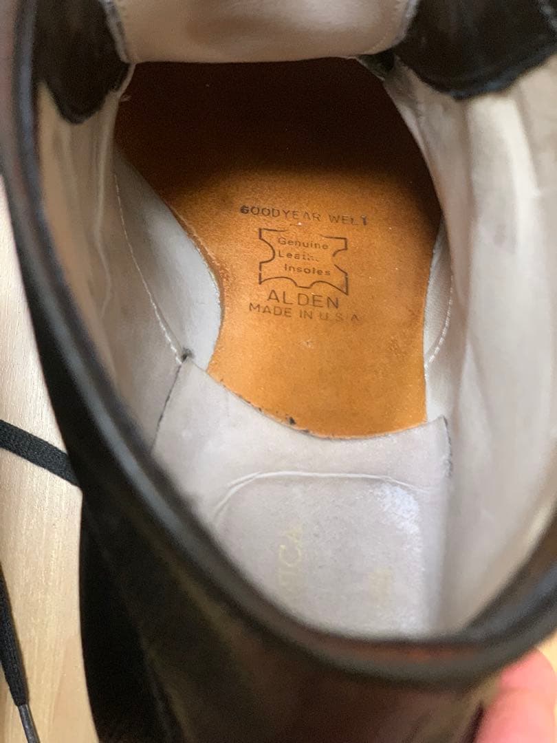 美品‼️ anatomica別注Alden Cap Toe Boot