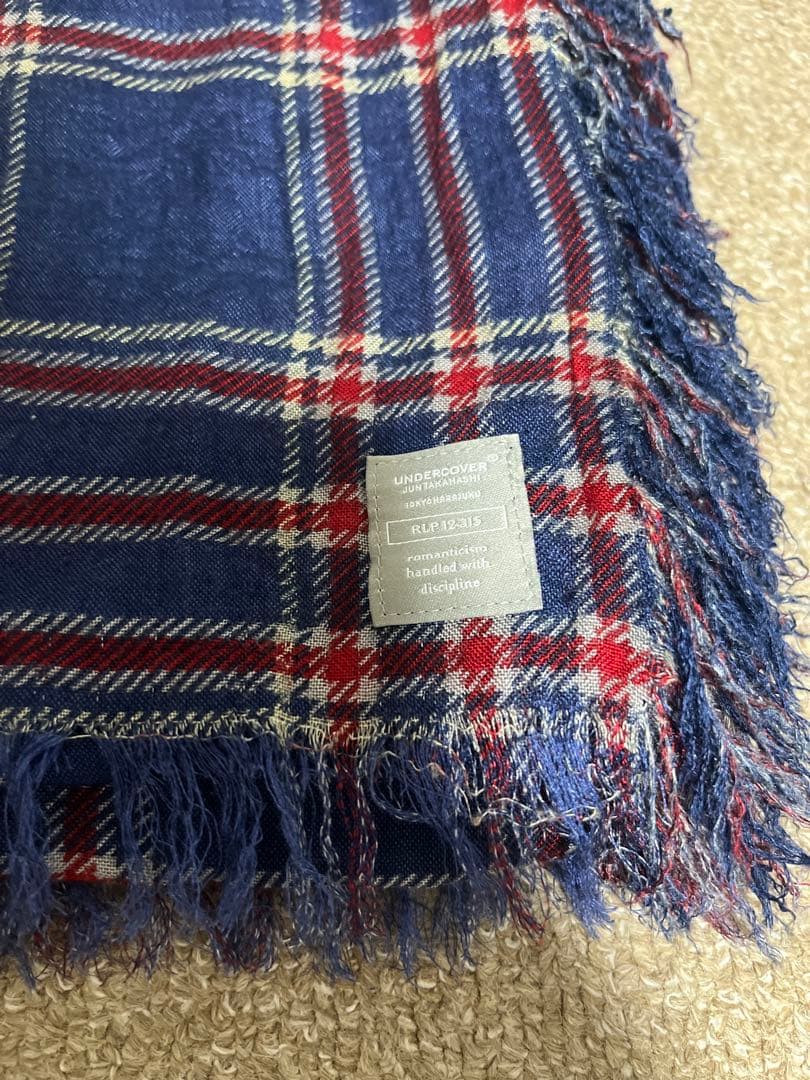 UNDERCOVER チェック柄 ストール マフラー スカーフ