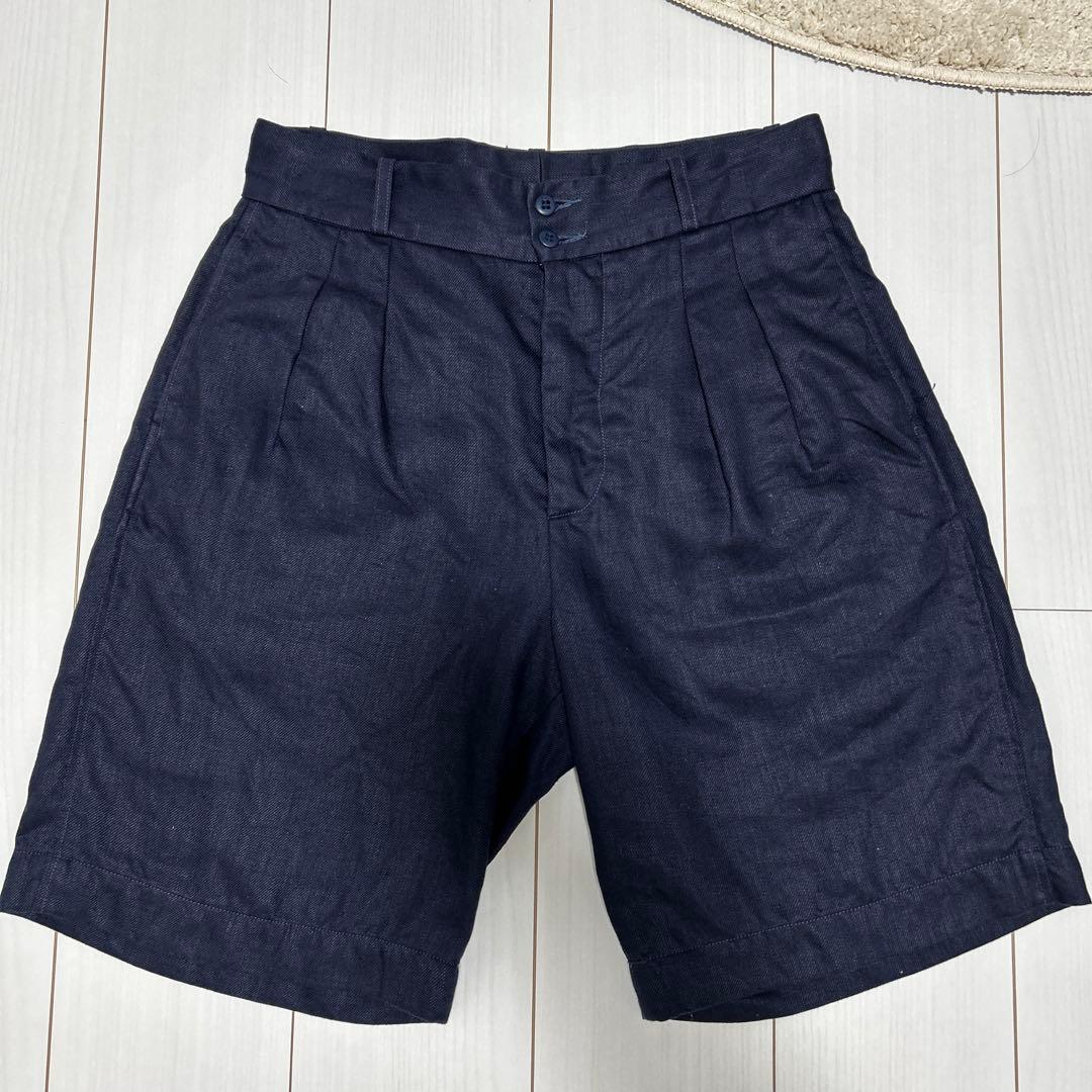 アットラスト　atlapst&co ネイビー ショートパンツ 32