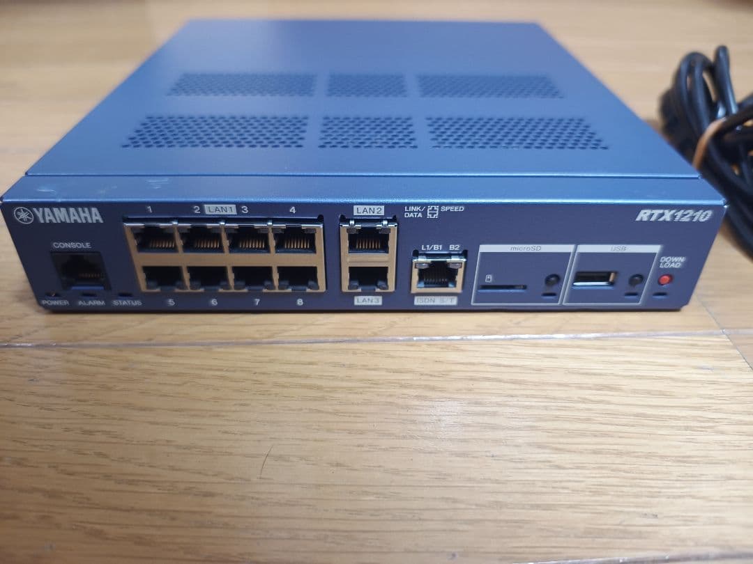 YAMAHA RTX1210 VPN ルーター